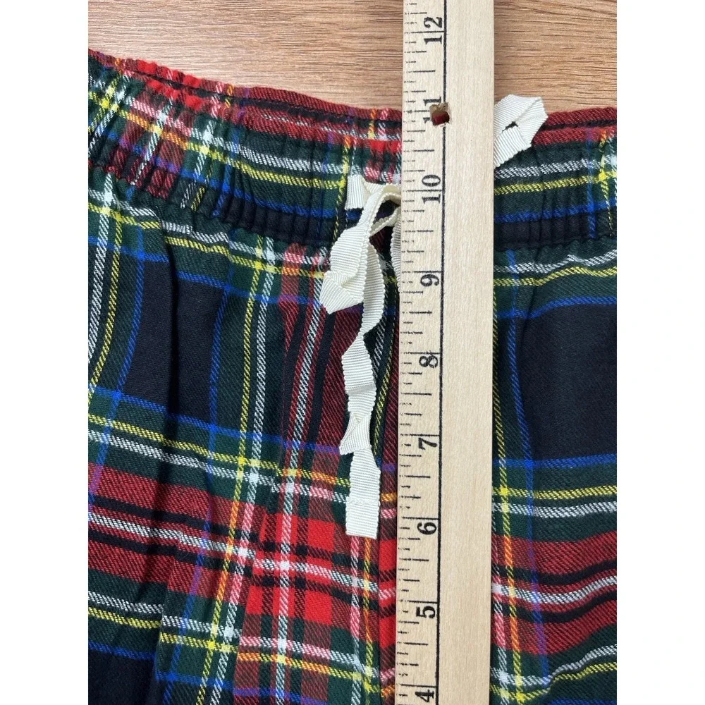 Banana Republic Men's Plaid Pajama Pants Size Small Red Elastic Waist NEW